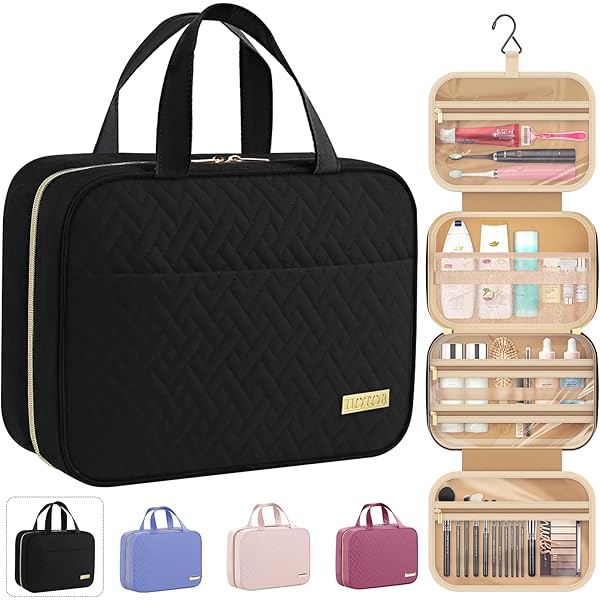 Amazon.com: Amazon Essentials Spacious Toiletry Bag, Hanging Cosmetic Dopp Kit with Multiple Compartments, Durable 1680D Polyester, Large Capacity Storage, Compact Design, Black (Previously Amazon Basics) : Beauty & Personal Care Amazon.com: Amazon Essentials Spacious Toiletry Bag, Hanging Cosmetic Dopp Kit with Multiple Compartments, Durable 1680D Polyester, Large Capacity Storage, Compact Design, Black (Previously Amazon Basics) : Beauty & Personal Care