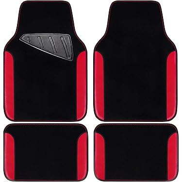 Black Haunted Mansion Print Car Floor Mats - 4-Piece Set For SUV, Truck, Van (Anti-Slip, 2 Front & 2 Rear)