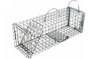 Tomahawk Live Trap - Model 603 - Original Series Rigid Live Trap with one Trap Door and Easy Release Door - 19x6x6 for Squirrel, Rat, Muskrat Sized Animals