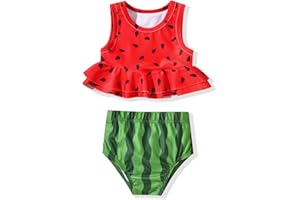 Aalizzwell Toddler Baby Girl Bathing Suit Two Piece Swimsuit Bikini Beach Wear