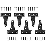 DURIGID 6 Pack 4 Inch T Hinge, Hinges for