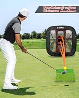 Geeorzo Golf Chipping Net Pop Up Practice Aid Garden Backyard Indoor Outdoor view 4