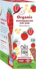 Once Upon A Farm Organic Strawberry Oat Bar 8 Count, 1.6 Oz