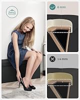 SONGMICS Mazie Collection Storage Ottoman Bench 110 cm Ink Black LSF077B20V1 view 2