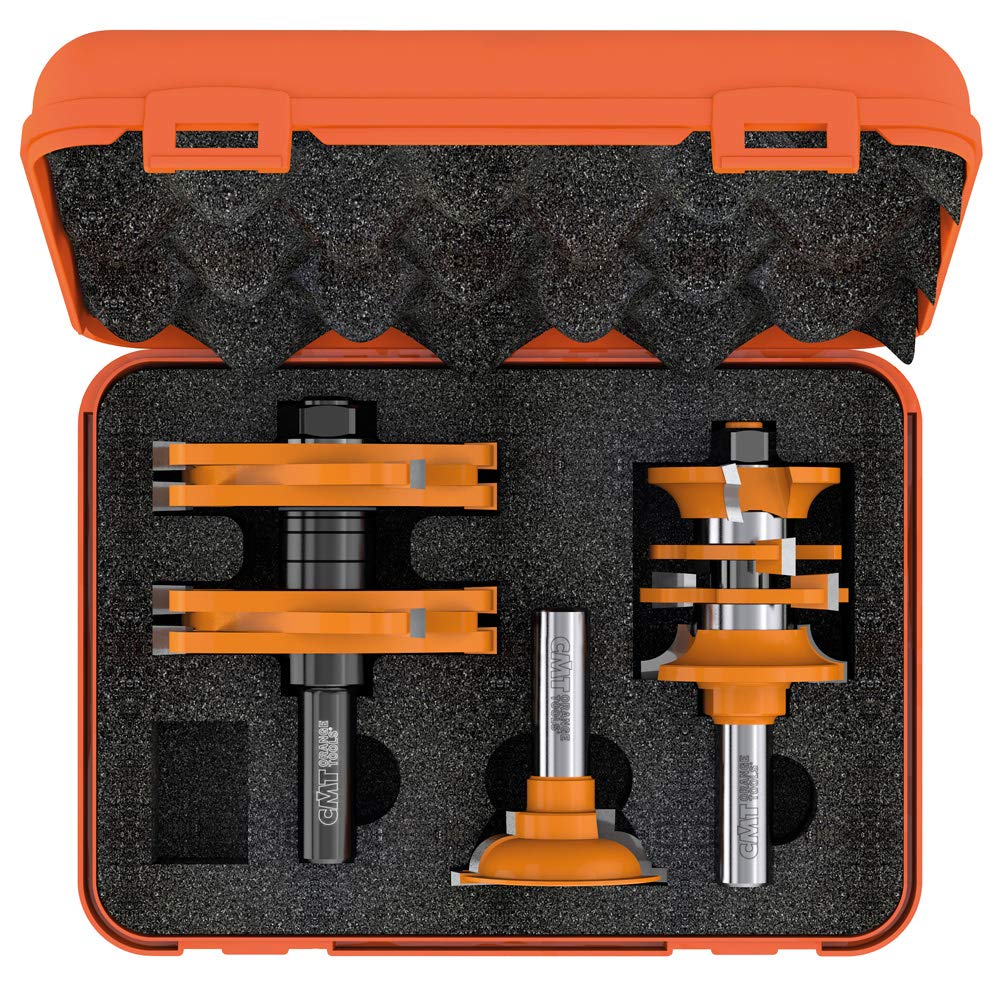 3 Piece Tungsten Carbide Router Bit Set for Doors S = 12 900.527.11
