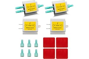 Oyviny Hy-Power Diodes, Trailer Light Wire Diodes, 2 Input&1 Output Spade Towed Vehicle Diodes Kit, Tail Light Isolating Diodes For Motorhome Trailer 4PCS