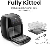 Chefman 5 in 1 Air Fryer Oven 10L 1800W Rotisserie 17 Presets UK view 8