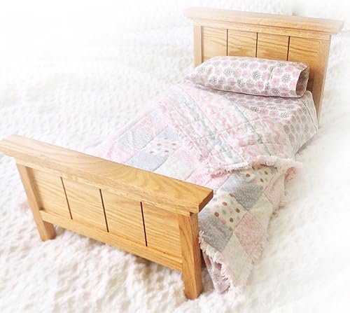 Amazon Com American Girl Doll Bed 18 Wood Oak Bed And