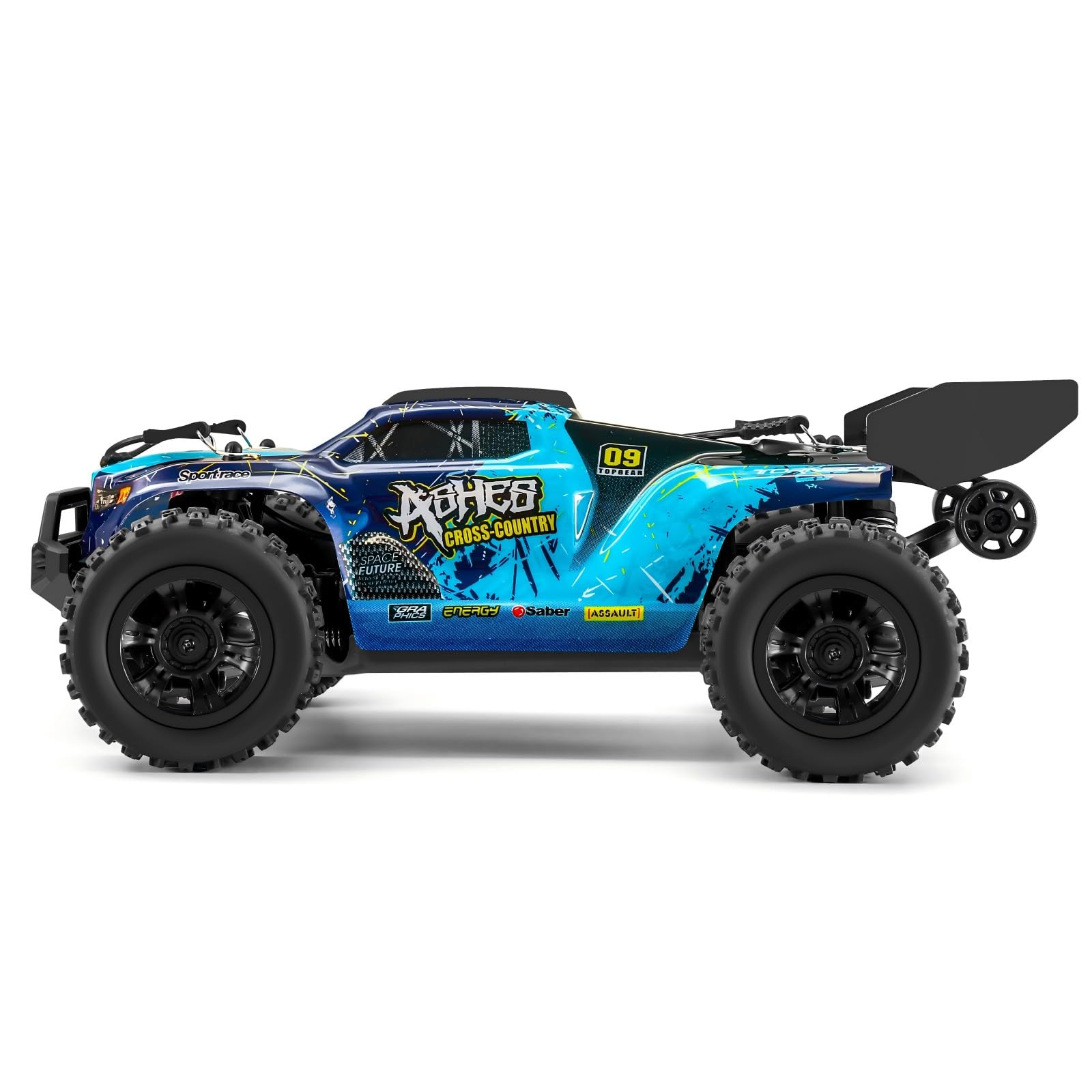 YONCHER 18101 Ferngesteuertes Auto,1:18 40KM/H RC Auto für Erwachsene Kinder, 4WD Offroad RC Buggy, Monster Truck Crawlers Mit 2 Akku 70+ Minuten für Outdoor 8
