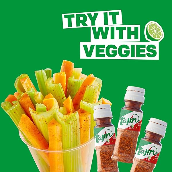 TAJÍN CLÁSICO CHILE LIME SEASONING MINI DISPLAY 0.35 OZ, 40 MINI BOTTLES (PACK OF 1)