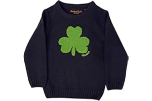 Traditional Craft Irish Shamrock Sweatshirt Boys Pullover for St. Patricks Day