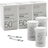 ARKRAY GLUCOCARD Vital Blood Glucose Test Strips, 150 Count, Auto-Coding | Compatible with GLUCOCARD Vital Meter. 0.5uL Sample, 7-Second Results. Auto-Coding, No Manual Entry Needed.