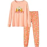 Topgal Little & Big Girls Cotton Knit Pajama 2-Piece Shorts Pants Summer PJ Set Size 4-14