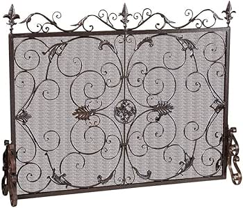 Pantalla De La Chimenea ABL Pantalla Único Panel Chimenea Decoración