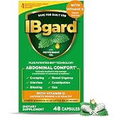 IBgard with Vitamin D, Peppermint Oil, 48 Capsules | Supports Immune and GI Health, Cramping, Bowel Urgency, Diarrhea, Constipation, Bloating, Amazon Exclusive