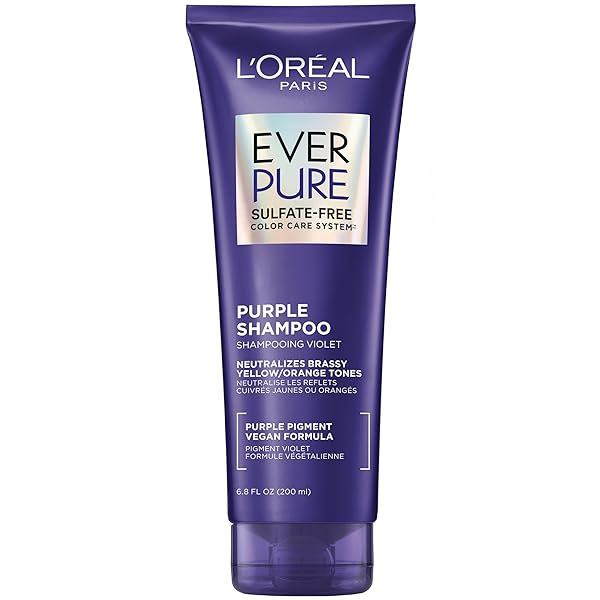 L’OREAL PARIS SULFATE FREE BRASS TONING PURPLE SHAMPOO...