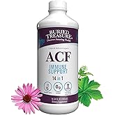 Buried Treasure ACF Advanced Immune Support - 16 oz, 16 Servings with Elderberry, Echinacea and Herbal Blend for Immunity Support