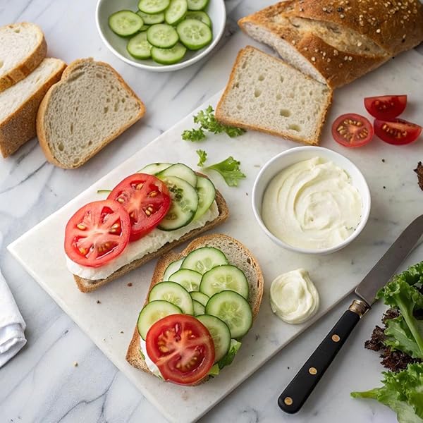 CHOSEN FOODS 100% AVOCADO OIL-BASED CLASSIC MAYONNAISE, GLUTEN & DAIRY FREE, LOW-CARB, KETO DIET FRIENDLY, MAYO FOR SANDWICHES, DRESSINGS AND SAUCES, MADE WITH CAGE FREE EGGS (12 FL OZ)