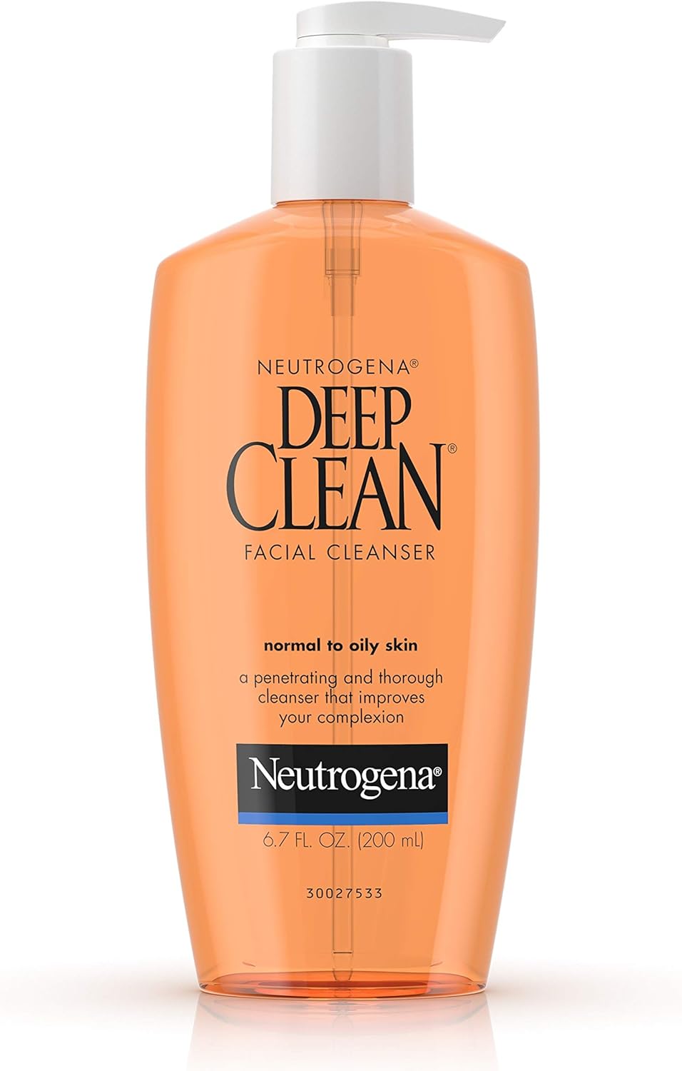Neutrogena Deep Clean Facial Cleanser, Normal to Oily Skin, 6.7 Ounce