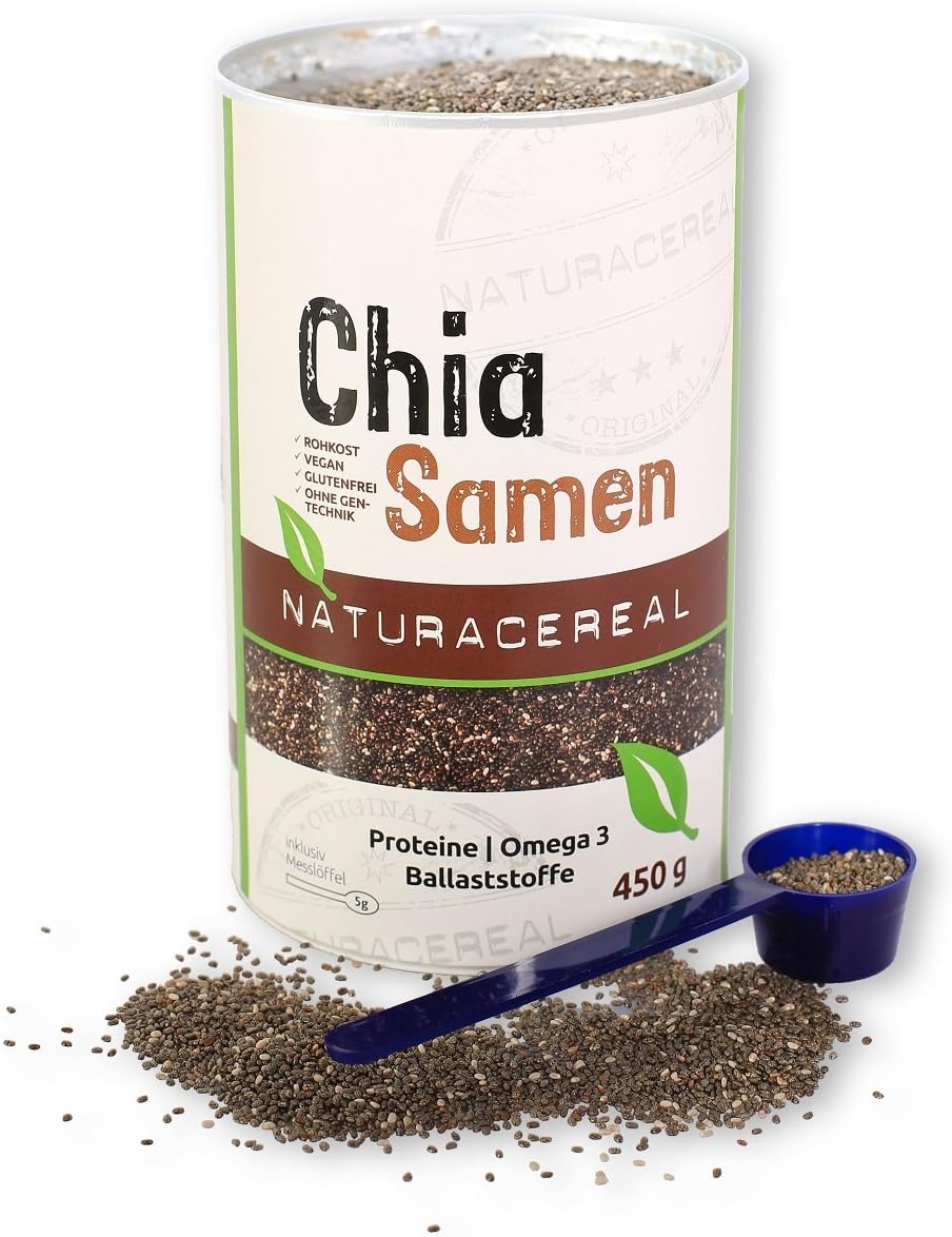 Semillas de Chia envasado en 450g con una cuchara práctica de ...