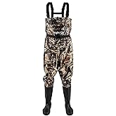 Night Cat Fishing Waders for Men Women Waterproof Hunting Chest Wader with Bootfoot Belt Breathable Lightweight Size 6 to 14