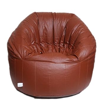 Maruti fun bags Bean Bag Cover Big Boss Chair Without Beans Size Standard Bronze Colour