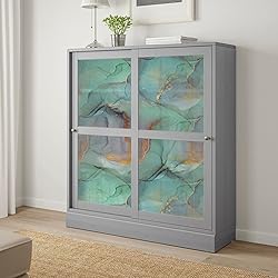 DKTIE Marble Pattern Privacy Window Film with