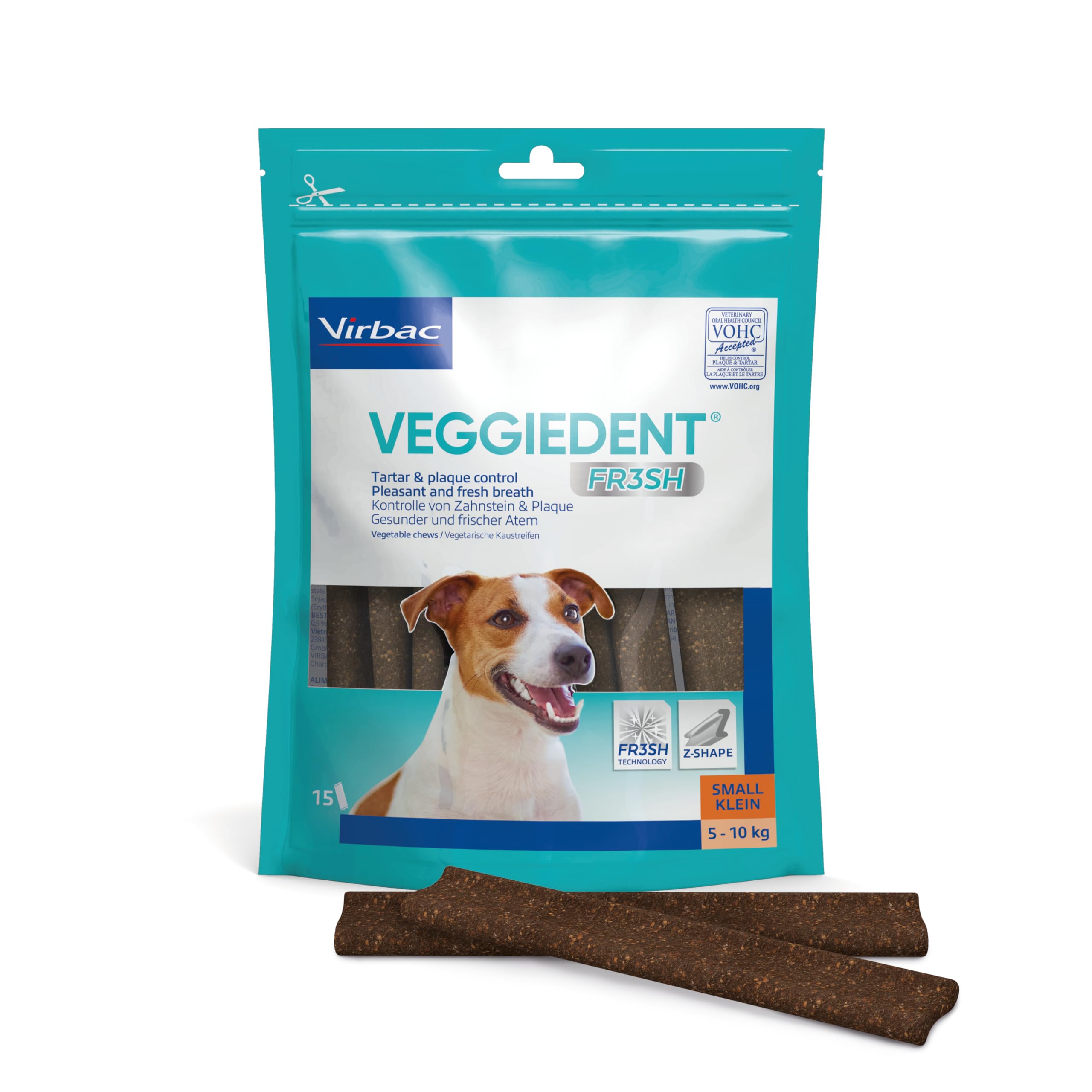 Veggiedent VN100759 Snack Fresh Strips, S — image 1
