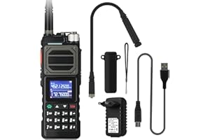 BAOFENG UV-25/UV-25M Radio UHF VHF Multi-Bands NOAA Long Range Tri-Power UV-25B Wireless Copy Type-C 999Channels High Capacit