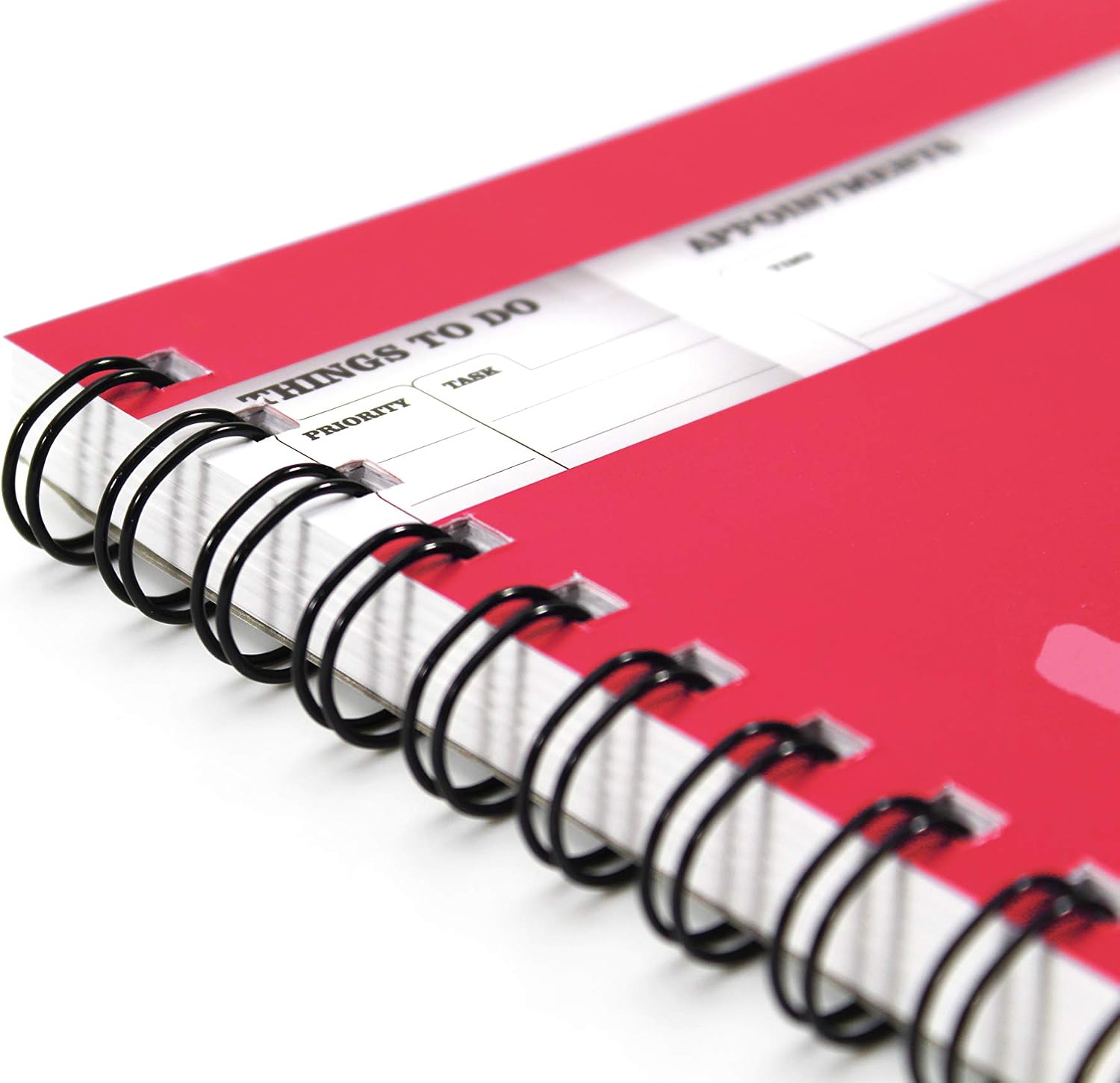 Luxpad 280 x 150mm Things To Do Planner with 50 Sheets Printed 'Things To Do' and 'Appointments', Black, 11 x 5.9 inches - Image 5