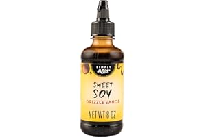 Simply Asia Drizzle Sauce, Sweet Soy, Savory, Sweet Sauce for Drizzling on Rice Bowls, Sticky Rice, Chicken Skewers, Sashimi, Spring Rolls, Egg Rolls, Sushi, Stir-Fry, and More, 8 fl oz