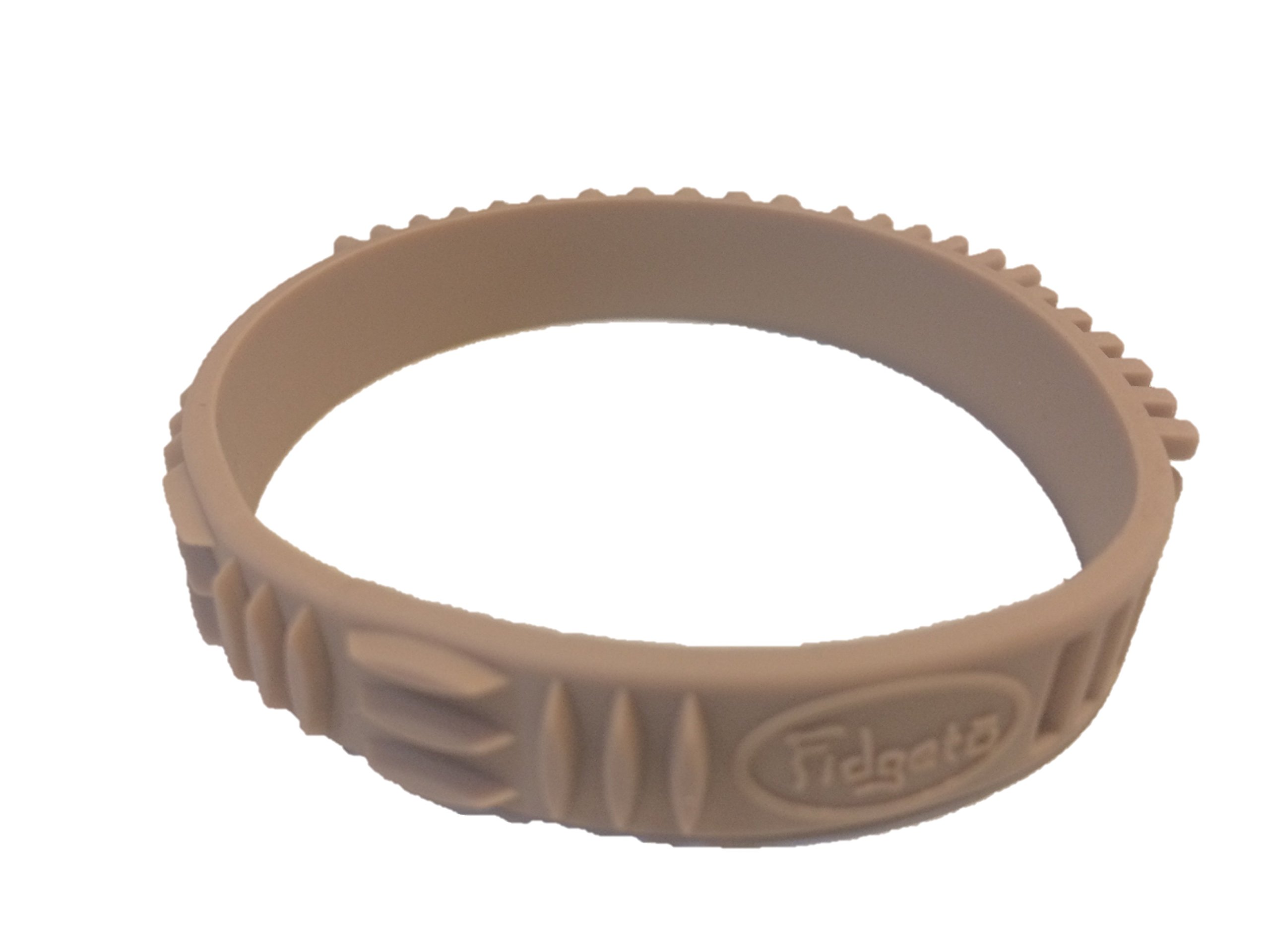 Fidgeto sensory fidget bracelet (Large, Tan)