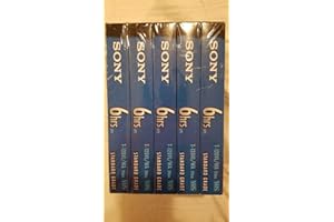 Sony VHS T-120VL/WA Standard Grade VHS Tape - 5 Pack