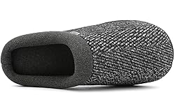 UBFEN Mens Slippers for Indoor Bedroom Memory Foam