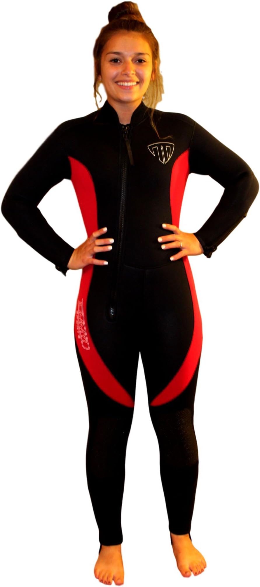 5mm Women's Front Cross Zip Wetsuit - TommyDSports Comfort Stretch 5210
