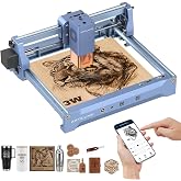Artilume U1 Laser Engraver 3000mW APP Control &amp; USB, 0.01mm Precision Large Working Area 150 * 200mm for Wood Leather Acrylic and More, Best for Beginners Small Business