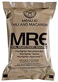 Chili and Macaroni MRE Meal - Genuine US Military