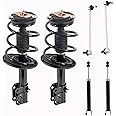 KUIPERAUTO 6PC Front Strut Spring with Stabilizer Sway Bar Links Stabilizer Bar Links Kit, Compatible with 2013-2018 Nissan Altima, Replace# 172902 172901 4349075 K750094 K750095