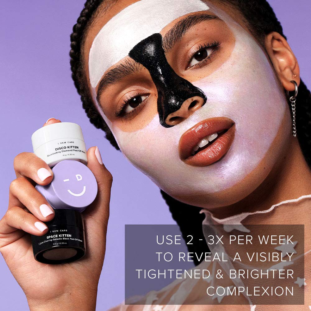 I DEW CARE Mini Meow Trio | Peel Off Face Mask Set: Hydrating Mask, Illuminating Mask, Exfoliating Mask | Korean Skincare, Facial Treatment, Cruelty-free, Gluten-free, Paraben-free : Beauty