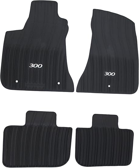 Amazon Com Mopar 82212255ab Black All Weather Floor Mat Rwd