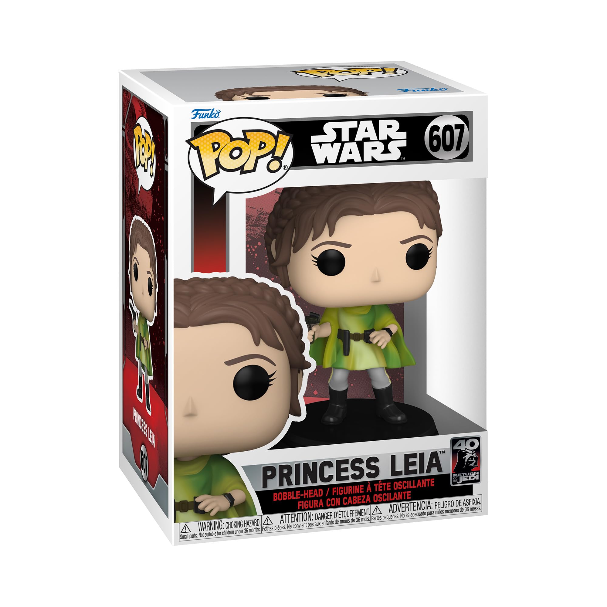 Funko POP! Star Wars: RotJ 40th - Leia - (BH) - Collectable Vinyl Figure - Gift Idea - Official Merchandise - Toys for Kids & Adults - Movies Fans - Model Figure for Collectors and Display