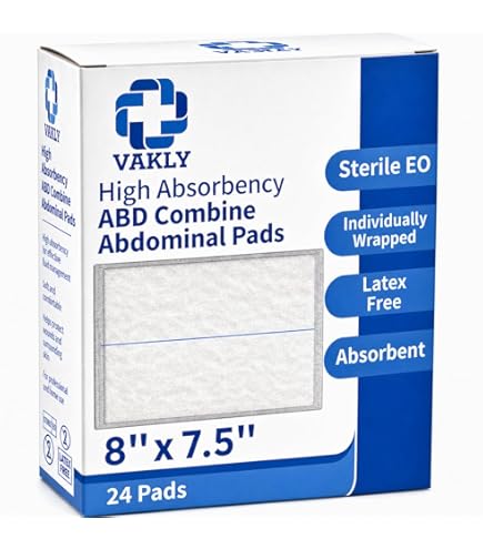 abd dressing blue line Sterile Combine ABD Pad