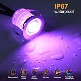 GEYUEYA Home WiFi RGB Decking Lights Kit Ø30MM 12V 0.5W Bluetooth APP view 2