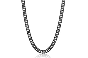 West Coast Jewelry | Crucible Polished Stainless Steel Curb Chain Necklace (8mm) - 24"