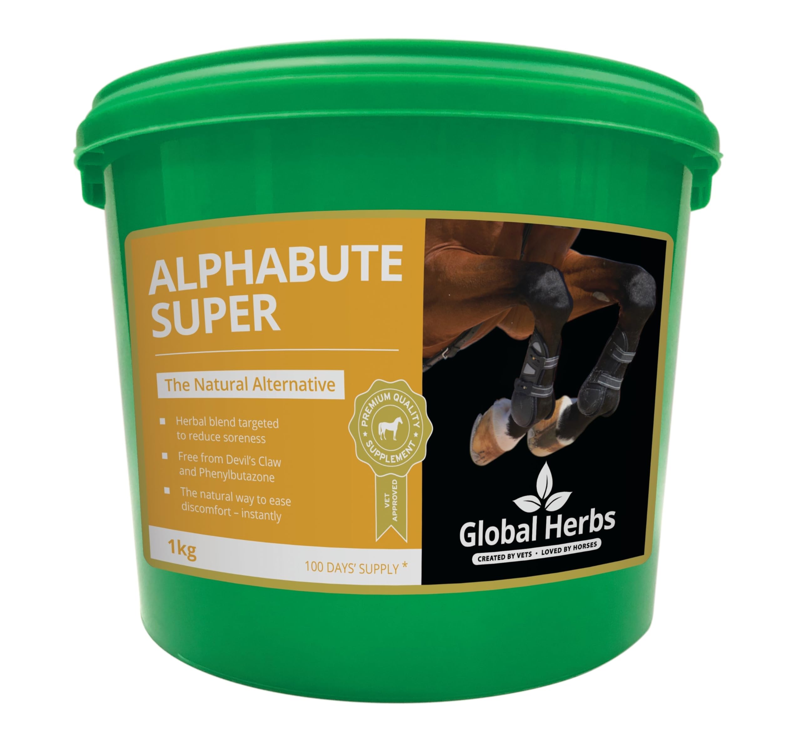 Global Herbs Alphabute Super Equine Mobility & Comfort Support Powder 1kg