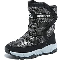 GUBARUN Boys Snow Boots Winter Waterproof Slip Resistant Cold Weather Shoes (Toddler/Little Kid/Big Kid)