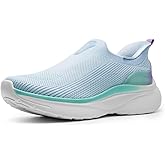 NORTIV 8 Women's Slip on Walking Shoes Hands Free Non-Slip Lightweight Gym Workout Casual Comfort Breathable Running Tennis SwiftSleek Fashion Sneakers