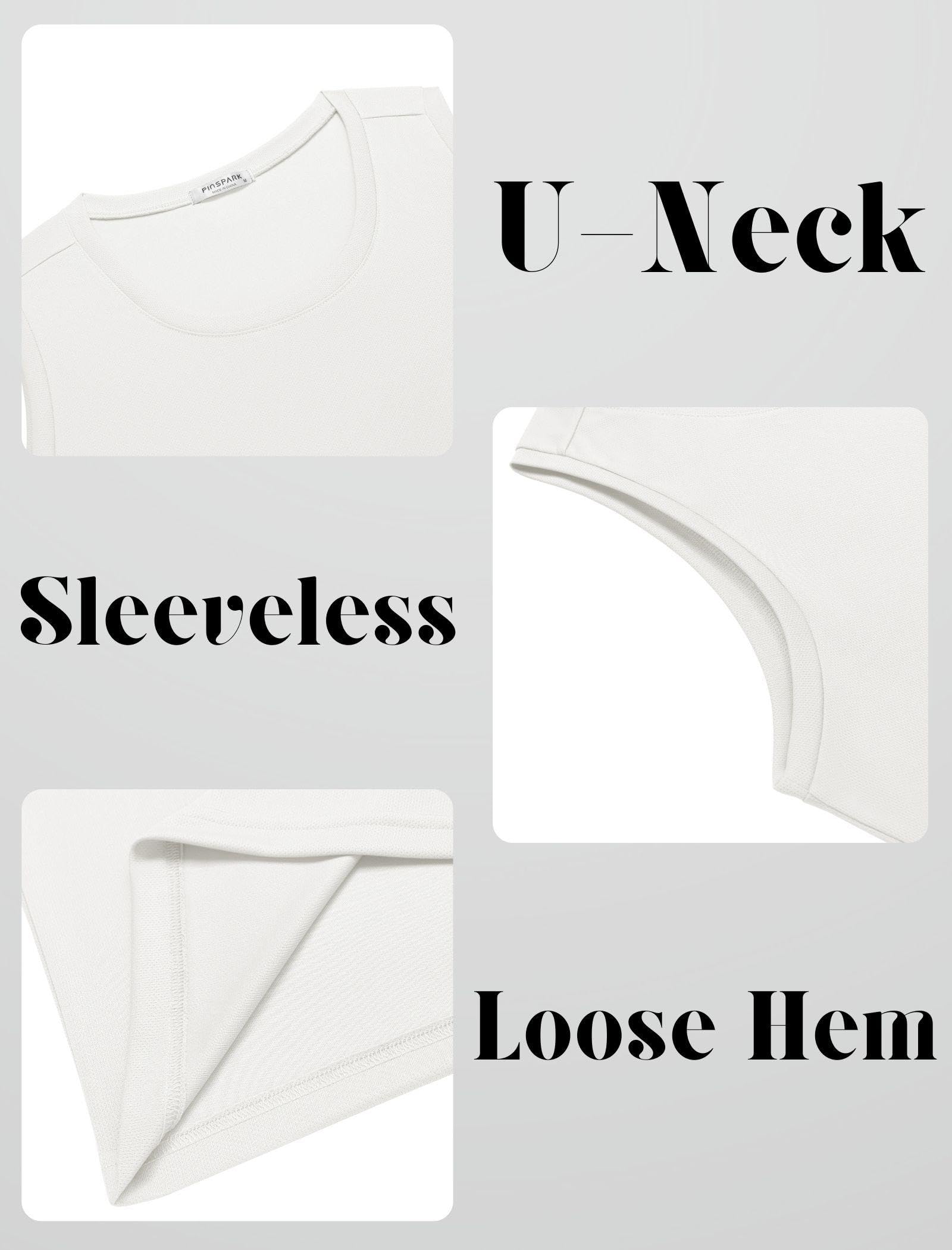 PINSPARK Men's 3 Pack Tank Tops Workout Sleeveless Muscle Shirts Quick Dry Gym Bodybuilding Fitness Shirts for Men