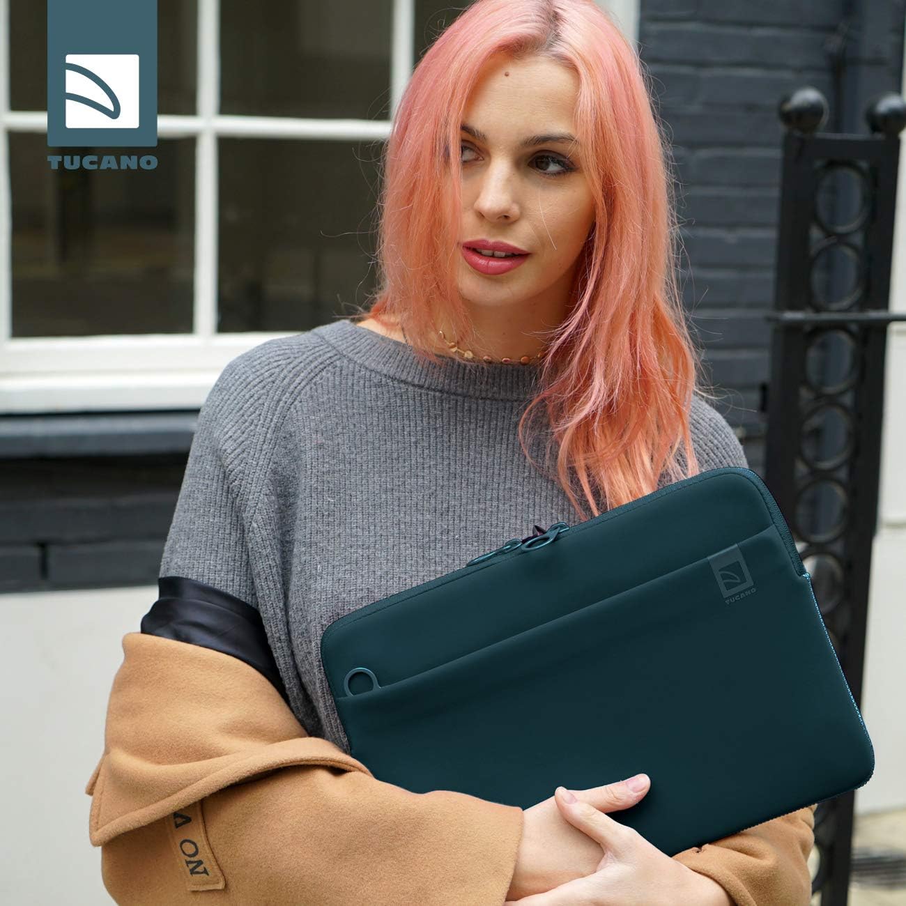 Tucano BFTMB13-B Top, Second Skin Neoprene Protective Case for Apple MacBook Pro 33.02 cm (13 Inch) blue 13 inches - Image 5