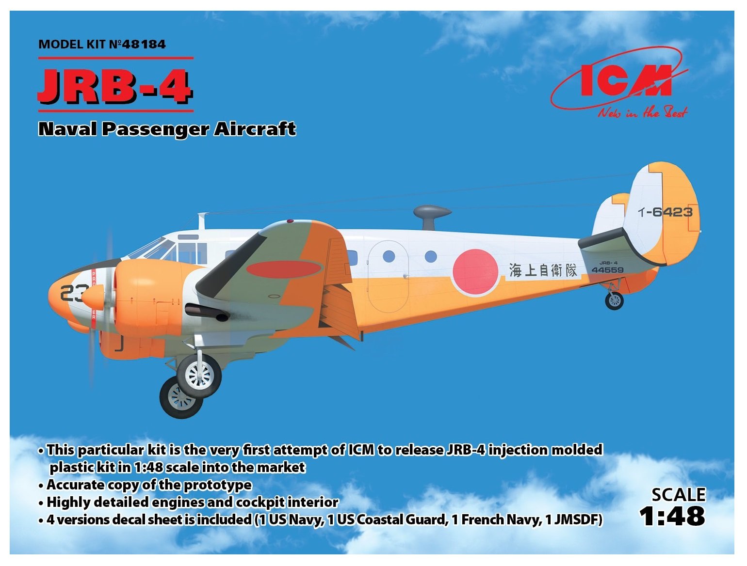 ICM 48184 Model Kit JRB-4, Naval Passenger Aircraft